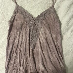 American Eagle Outfitters Lace Trimmed soft and sexy tank